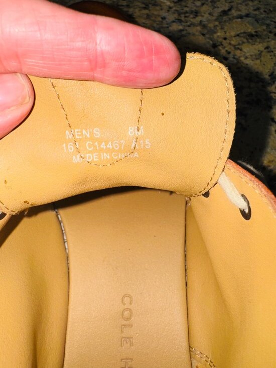 Cole Haan Glenn Cognac Leather Chukka Boots Amber Tan 8 Luxury Office City Money main image 9